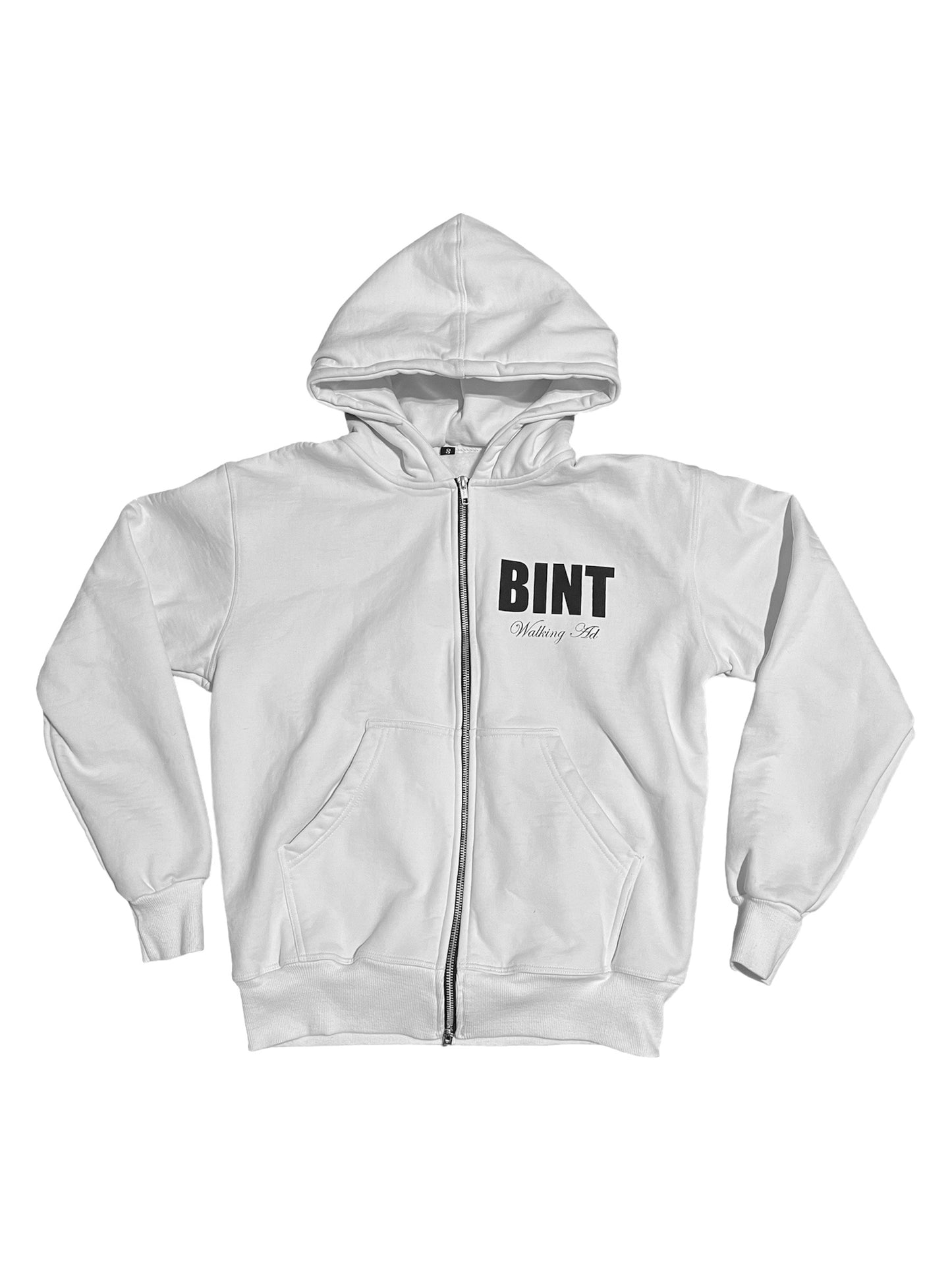 WHITE QR ZIP UP